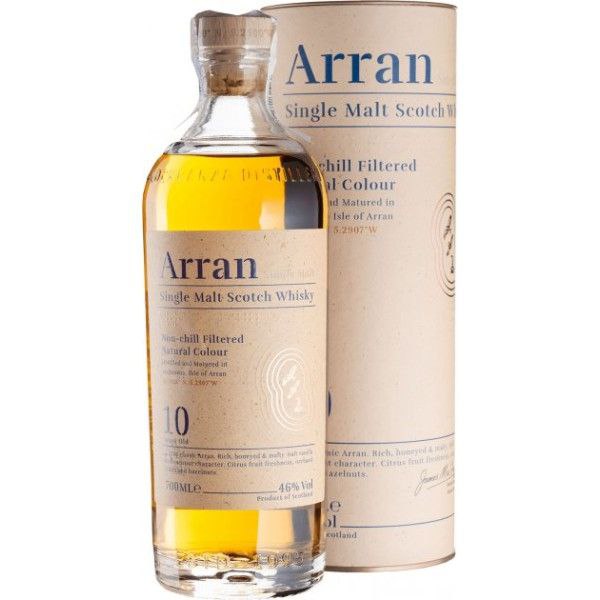 Віскі Arran 10 у.о. 46% 0.7 л tube